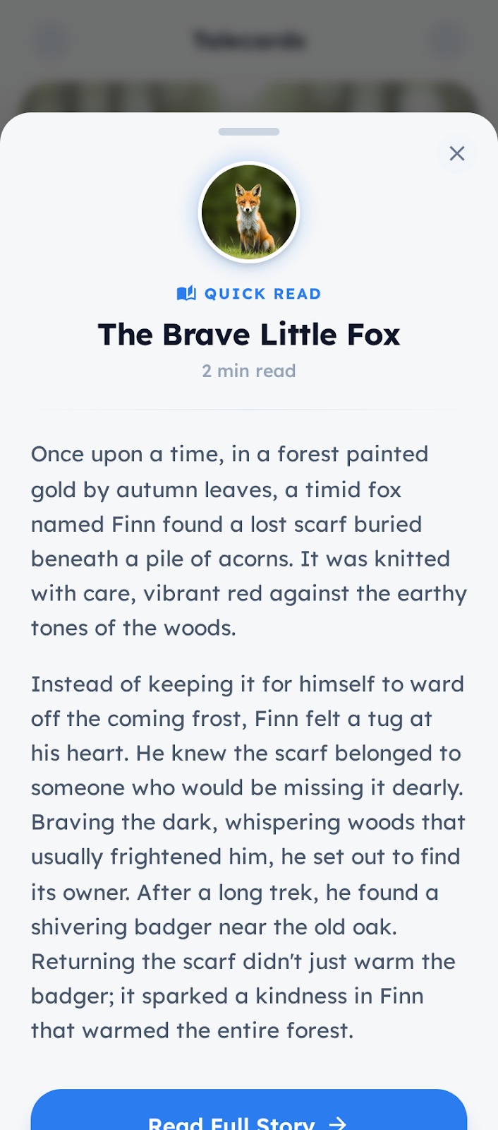 TaleCards App Screenshot 2
